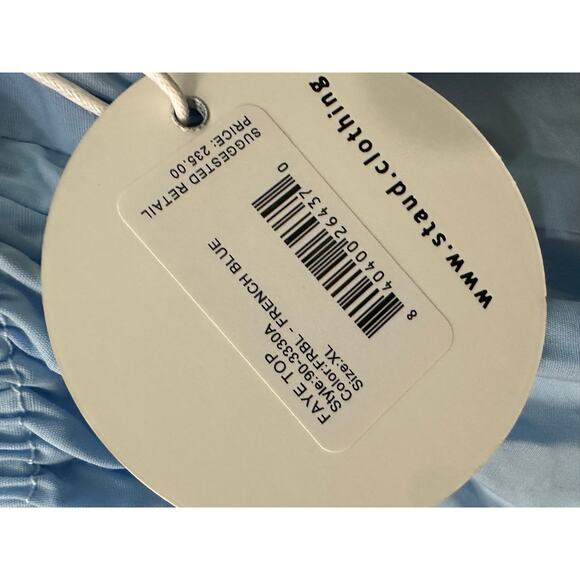 STAUD Blouse Cotton Puff Sleeve New - Picture 5 of 8